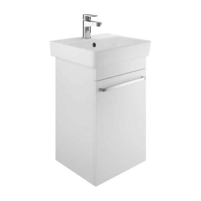 White Space Scene Furniture Standard Colours Left Hand Hinge Vanity Unit